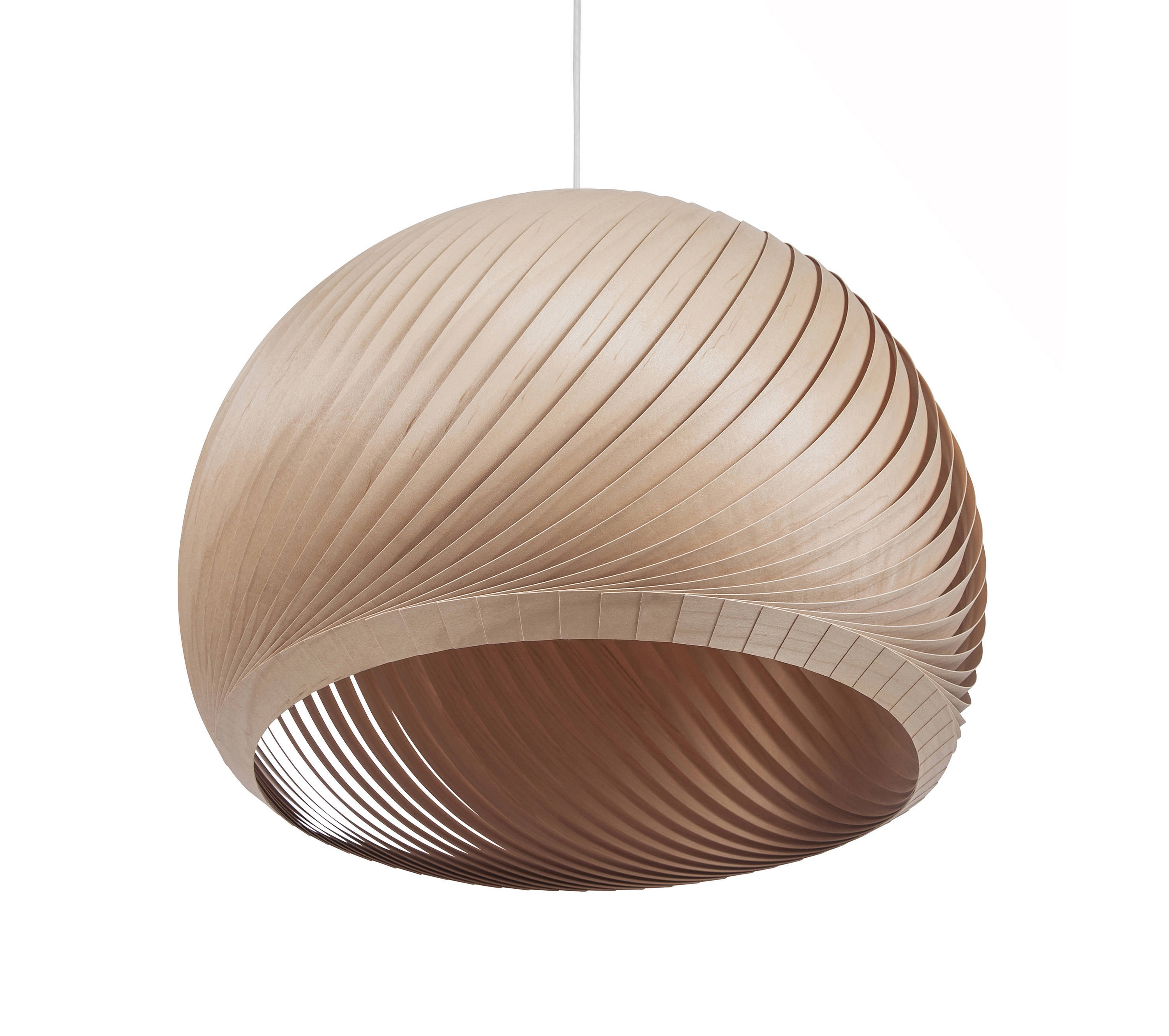 Japanese Style Veneer Pendant Light Wood Light 