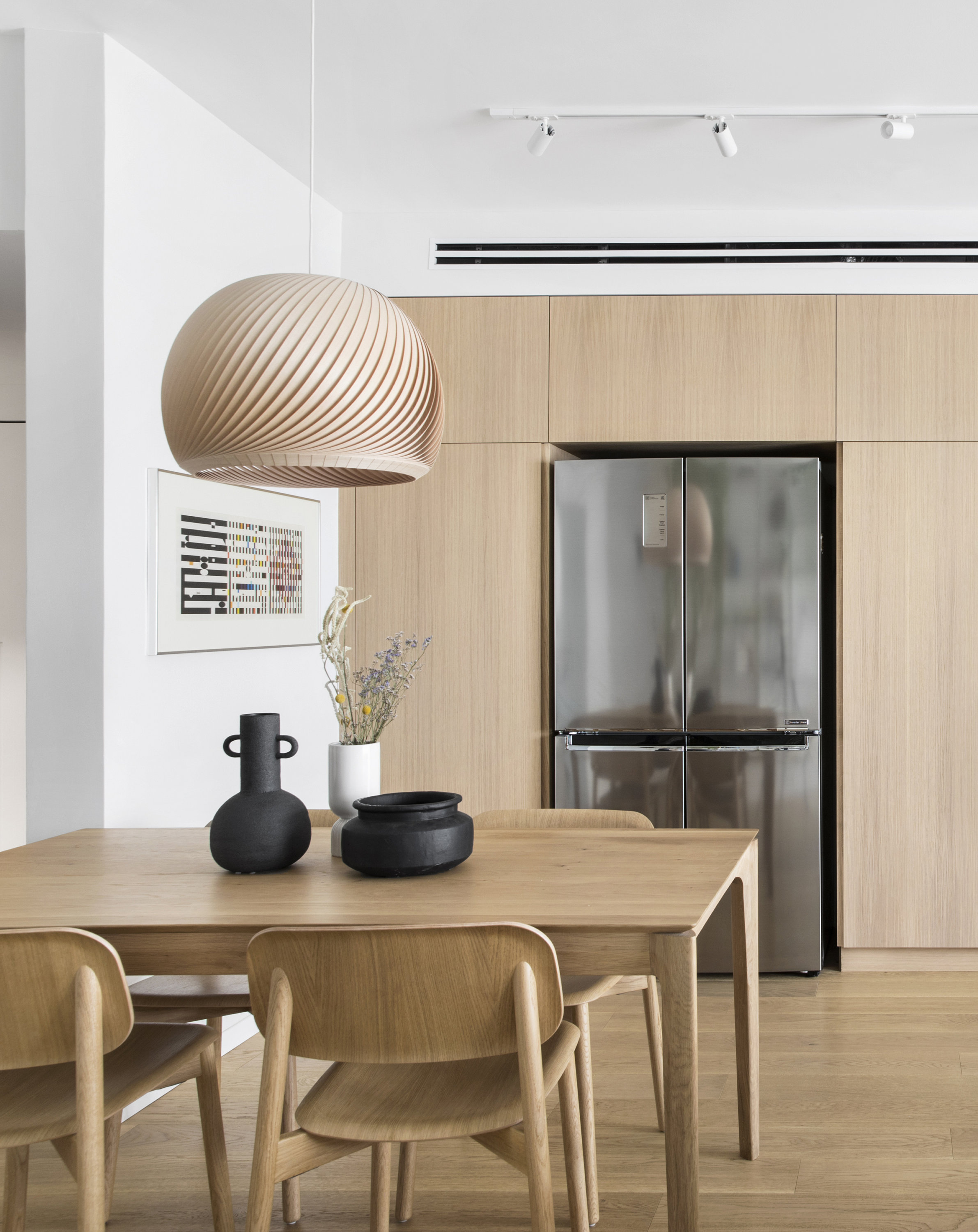 Japanese Style Veneer Pendant Light Wood Light 