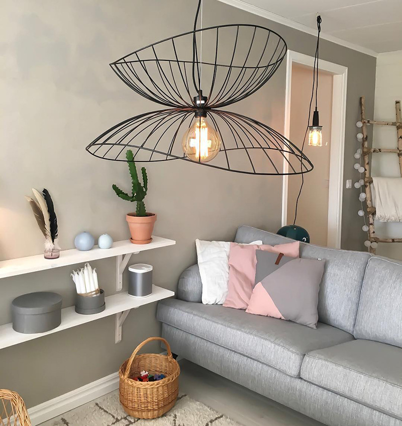 Modern Creative Dining Room Pendant Light Designer Metal Pendant Light