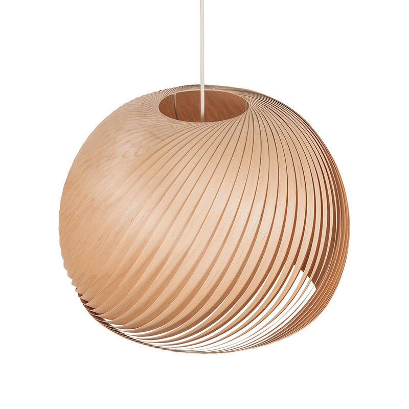 Japanese Style Veneer Chandelier