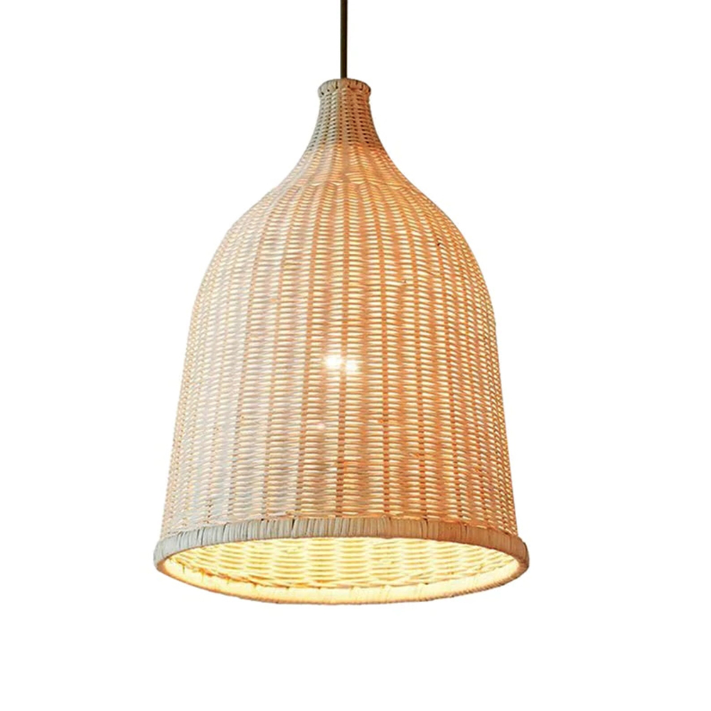 Rattan Pendant Light Handmade Basket Lamp