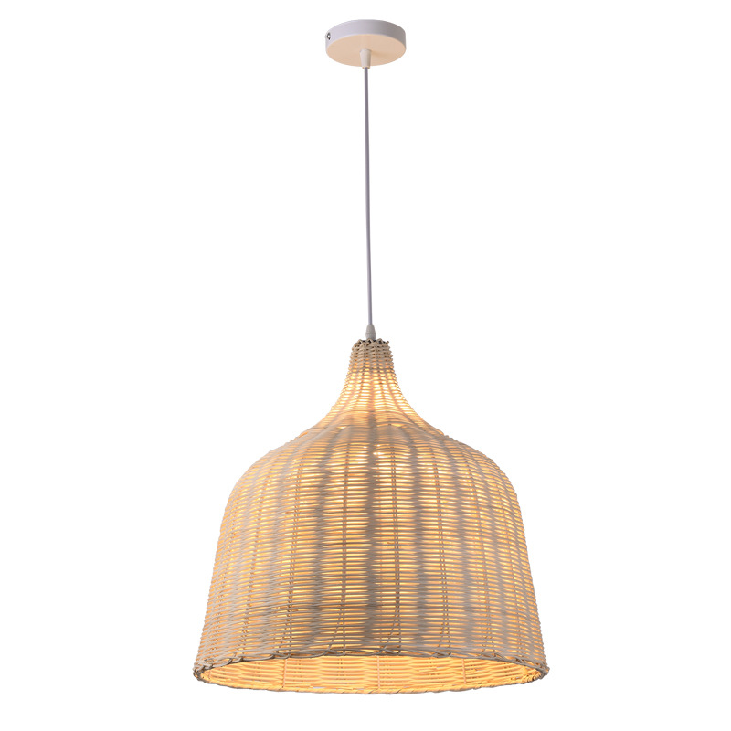 Rattan Wicker Rustic Lampshade Pendant Light