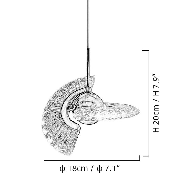 UFO Rotatable Pendant Light