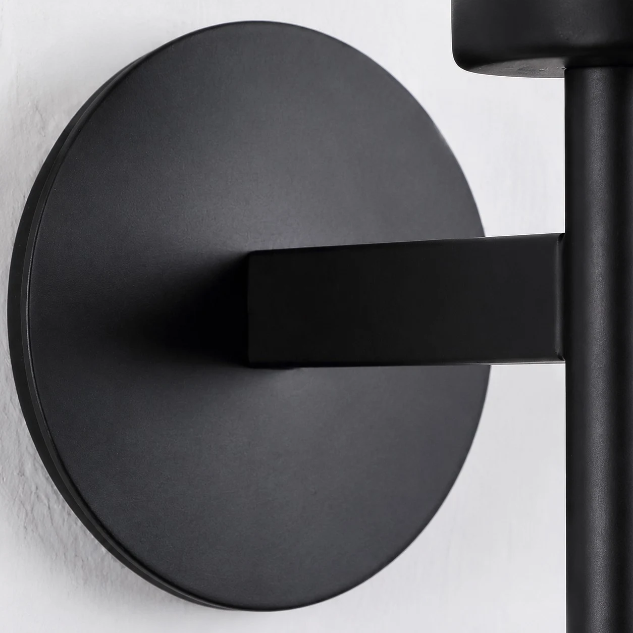 Main view of rippled glass outdoor wall sconce