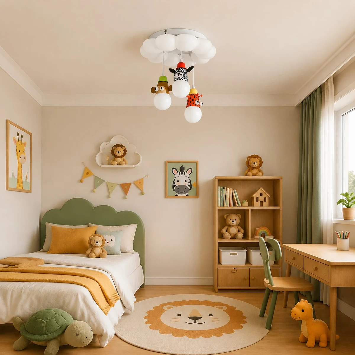 bedroom installation scene