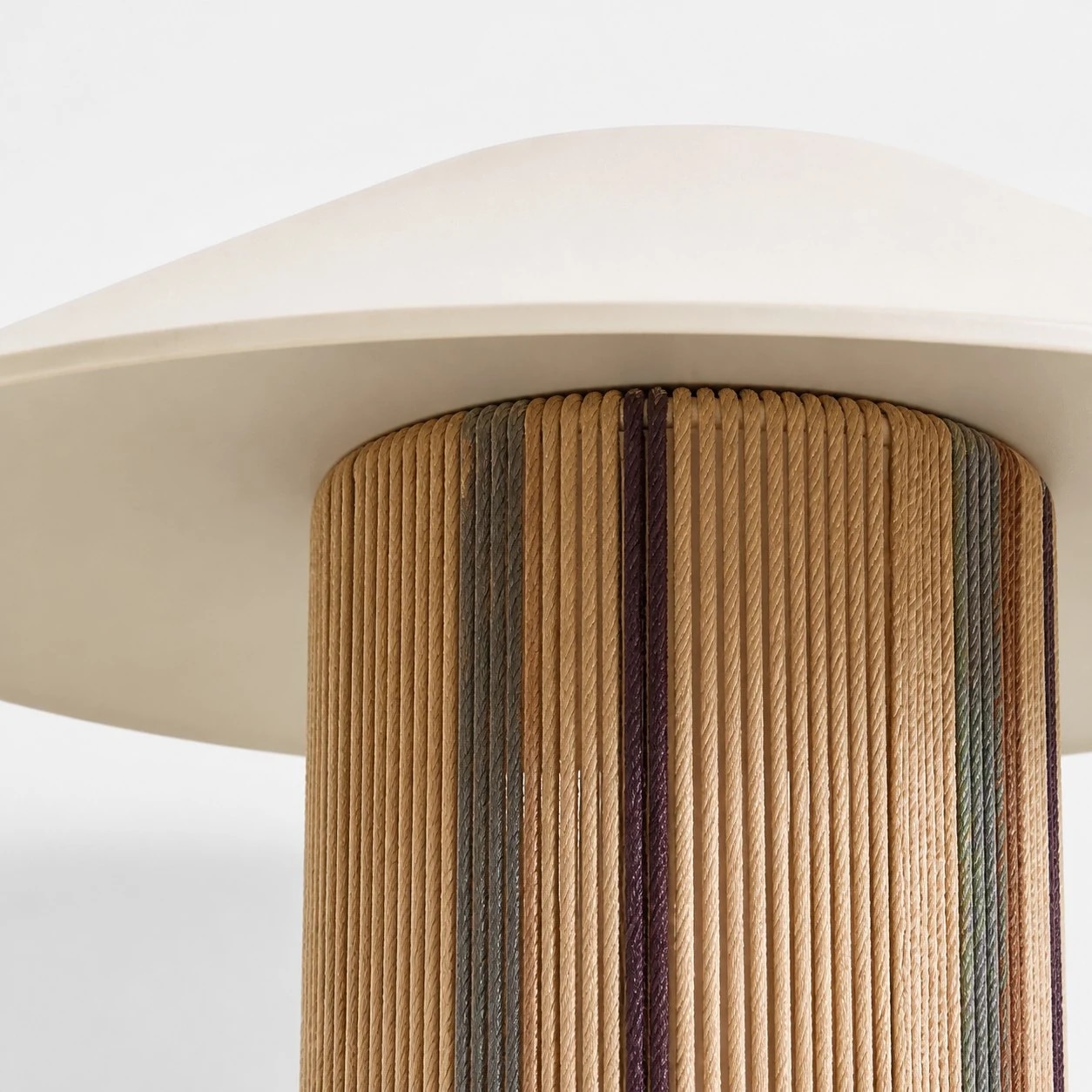 Woven wall sconce texture detail